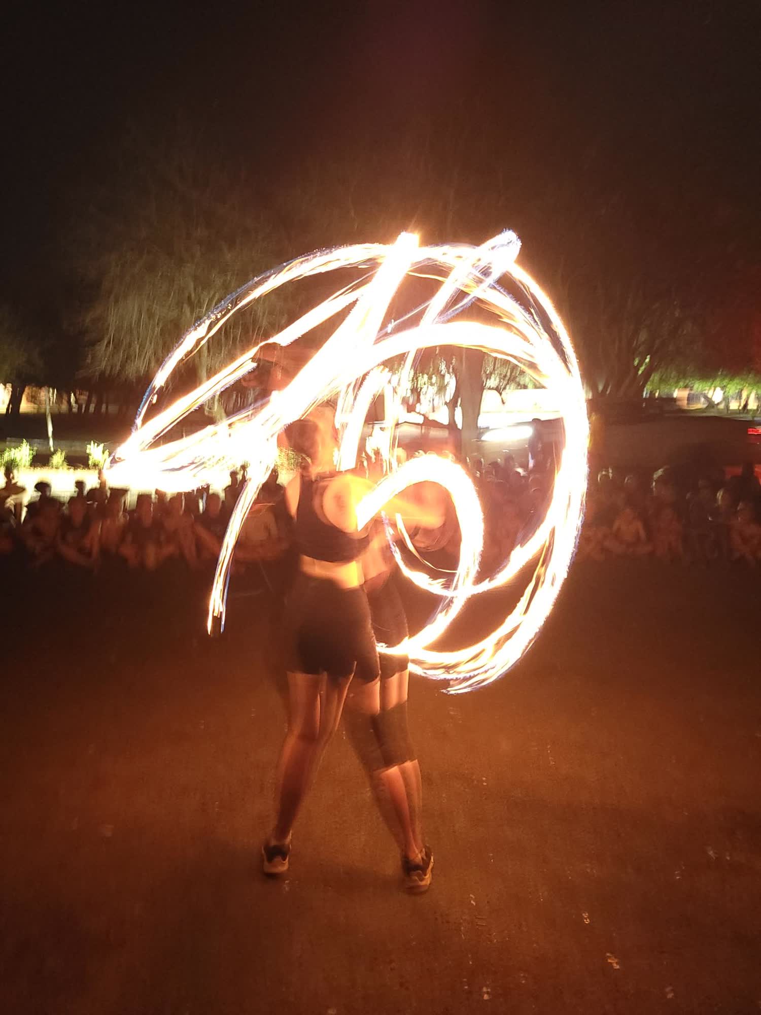 Fire Show at Camp Wildside